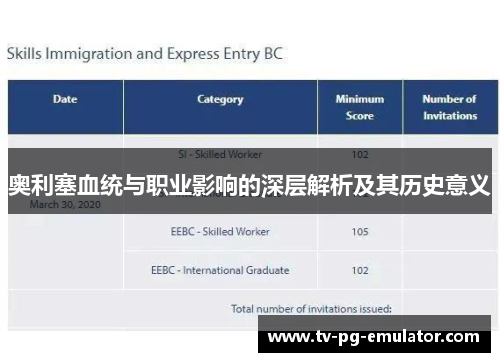 奥利塞血统与职业影响的深层解析及其历史意义