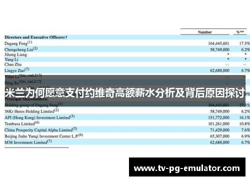 米兰为何愿意支付约维奇高额薪水分析及背后原因探讨 米兰为何愿意支付约维奇高额薪水分析及背后原因探讨